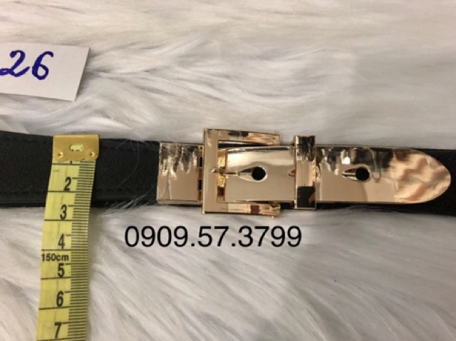 Thắt lưng cổ điển bản 3cm