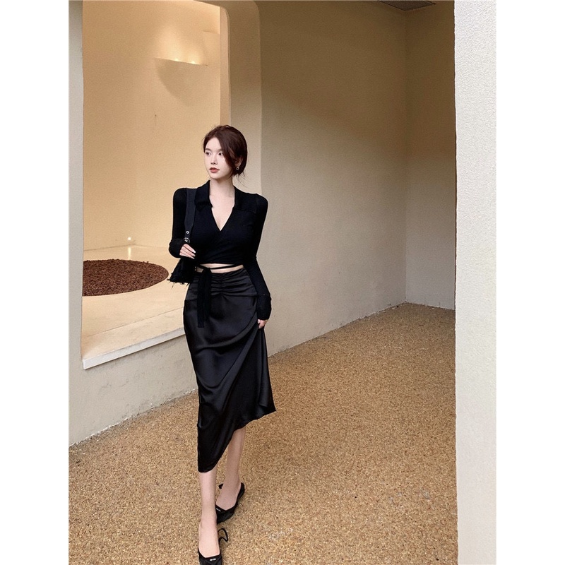 Áo Croptop Phối Dây Rút Thời Trang Mùa Hè Quyến Rũ Cho Nữ