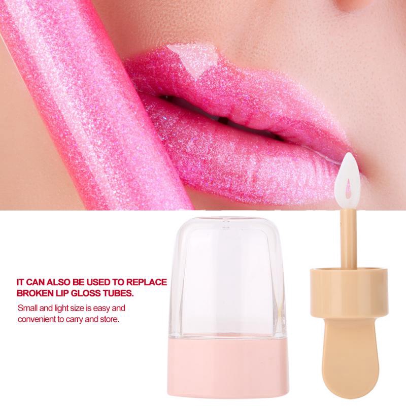 Justgogo DIY Lipstick Empty Container Lip Balm Tubes Handmade Lip Gloss Ice Cream Mold