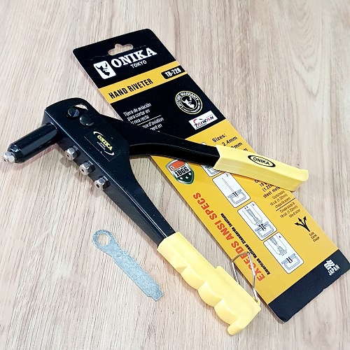 Bộ 3 Món Kìm Rút Rive 4 Lổ Cán Bọc Nhựa Và 100 Đinh Rive Nhôm 4x10mm Và 1 Mũi Khoan 4ly2