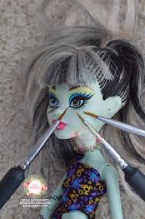 Màu vẽ gốc nước - dụng cụ faceup búp bê bjd