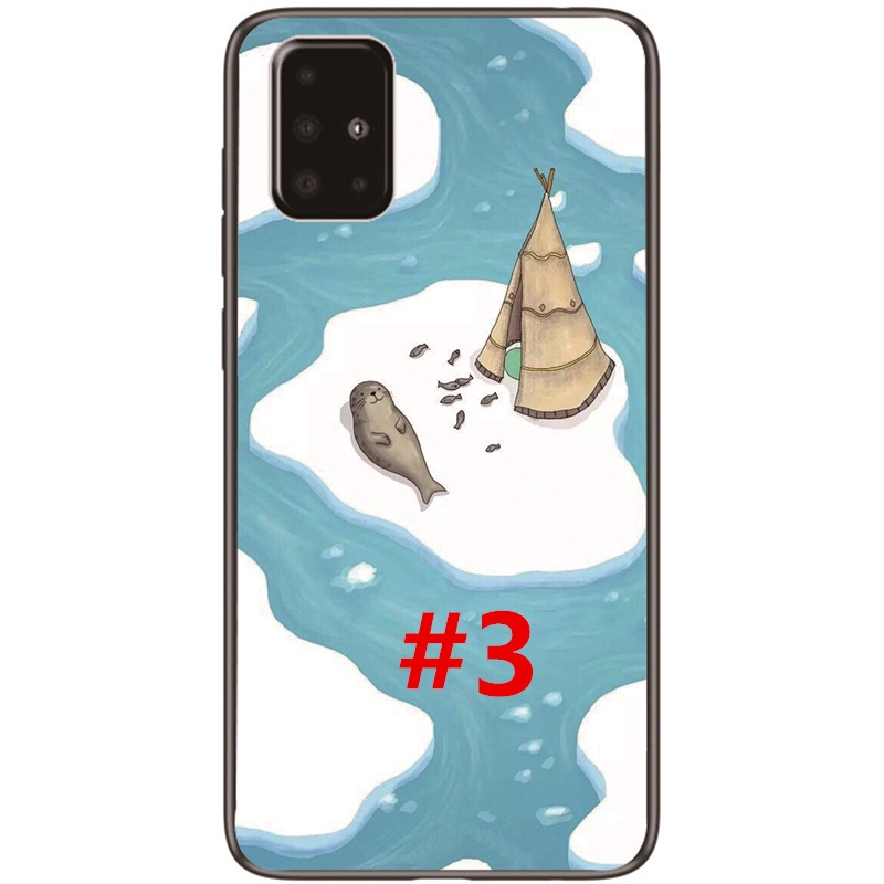 Ốp điện thoại TPU mềm in hình voi hoạt họa cho Samsung Galaxy A71/A51/A41/A31/A2 | BigBuy360 - bigbuy360.vn