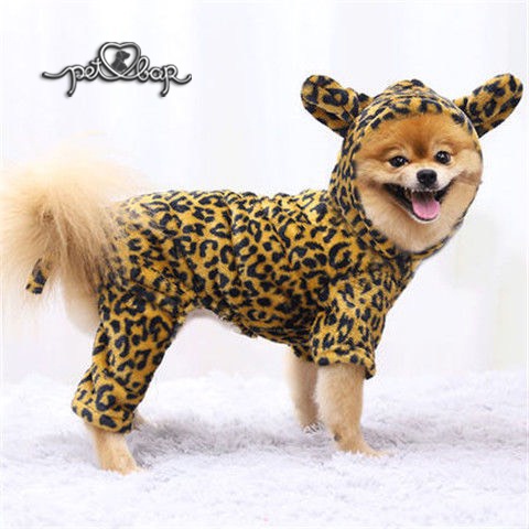 Áo hoá trang cho thú cưng hình báo đốm - Áo cosplay cho thú cưng 4 chân ngộ nghĩnh