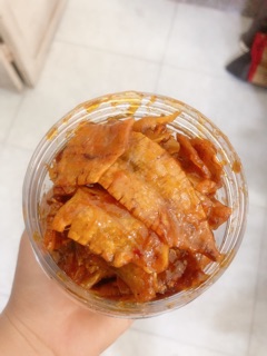 Mực rim ( ngào) tỏi ớt Bình Định