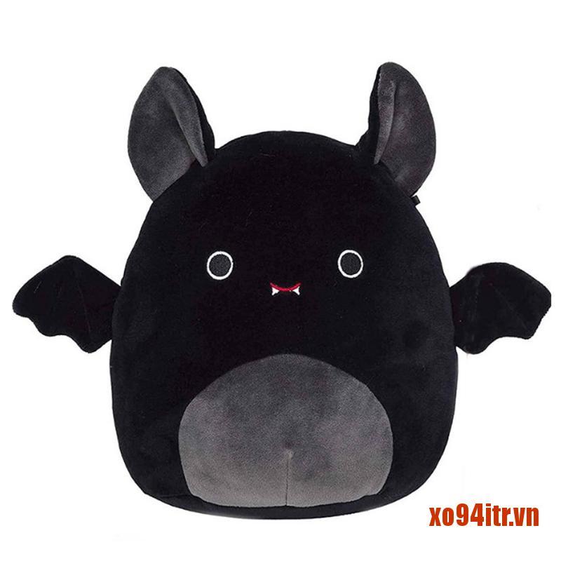 XOITR  Devil Bat Plush Toy Anime Plushie 8/12inch Black Red Bat Stuffed Animals Do