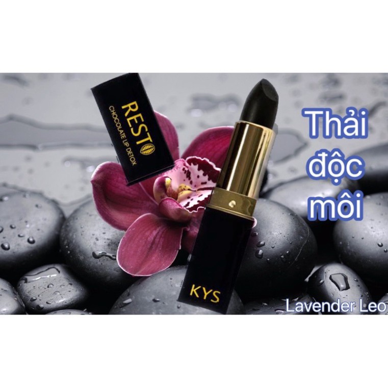 Son KYS Chocolate Lip Detox Thải độc, Kháng Khuẩn, Dưỡng môi hồng tự nhiên