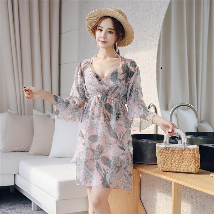 Bộ Bikini Kèm Áo Khoác Ngoài Thời Trang Cho Nữ 19913 | BigBuy360 - bigbuy360.vn