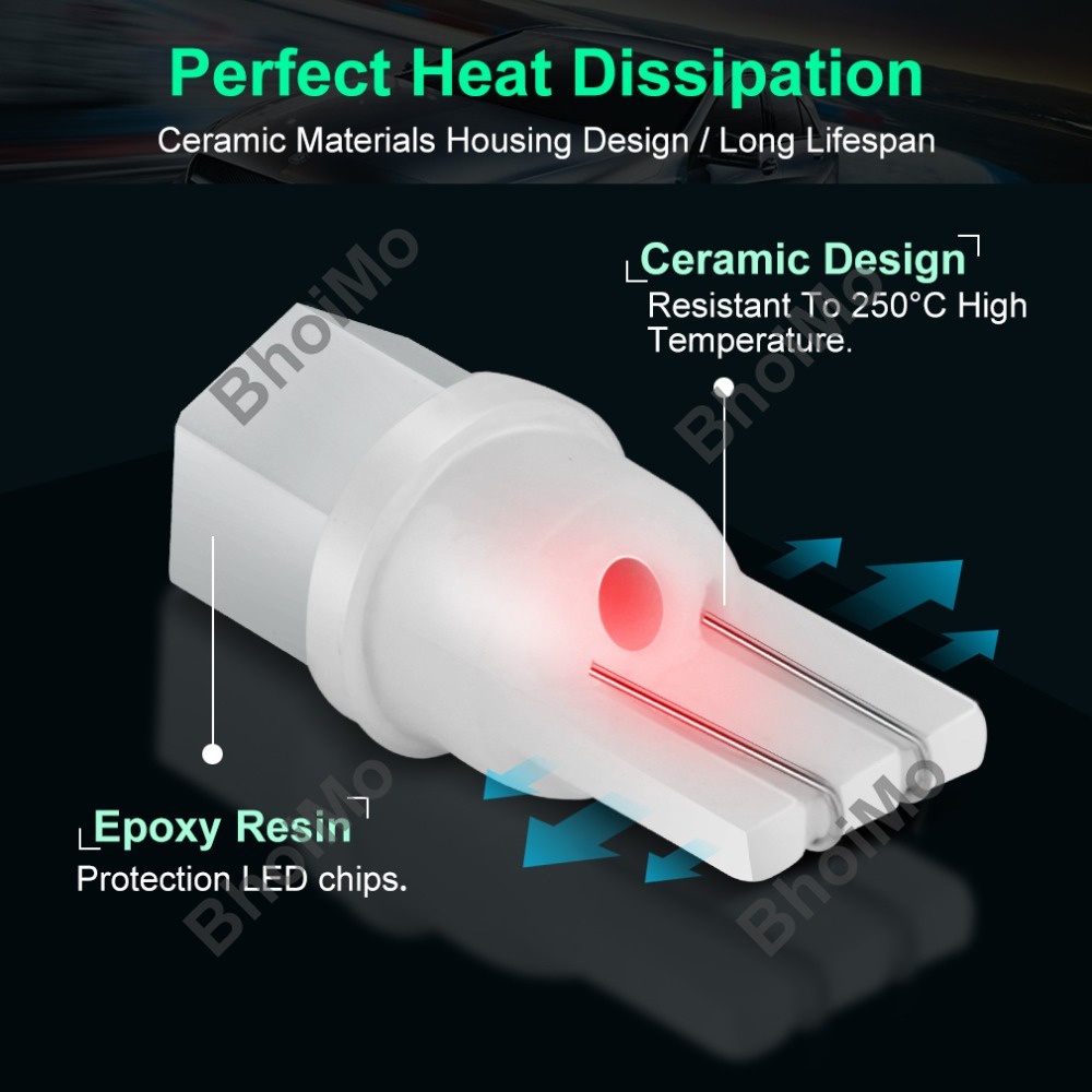 Bóng Đèn Led T10 W5W 194 168 501 4smd 3014 Dc12V Cho Xe Hơi / Xe Máy | BigBuy360 - bigbuy360.vn