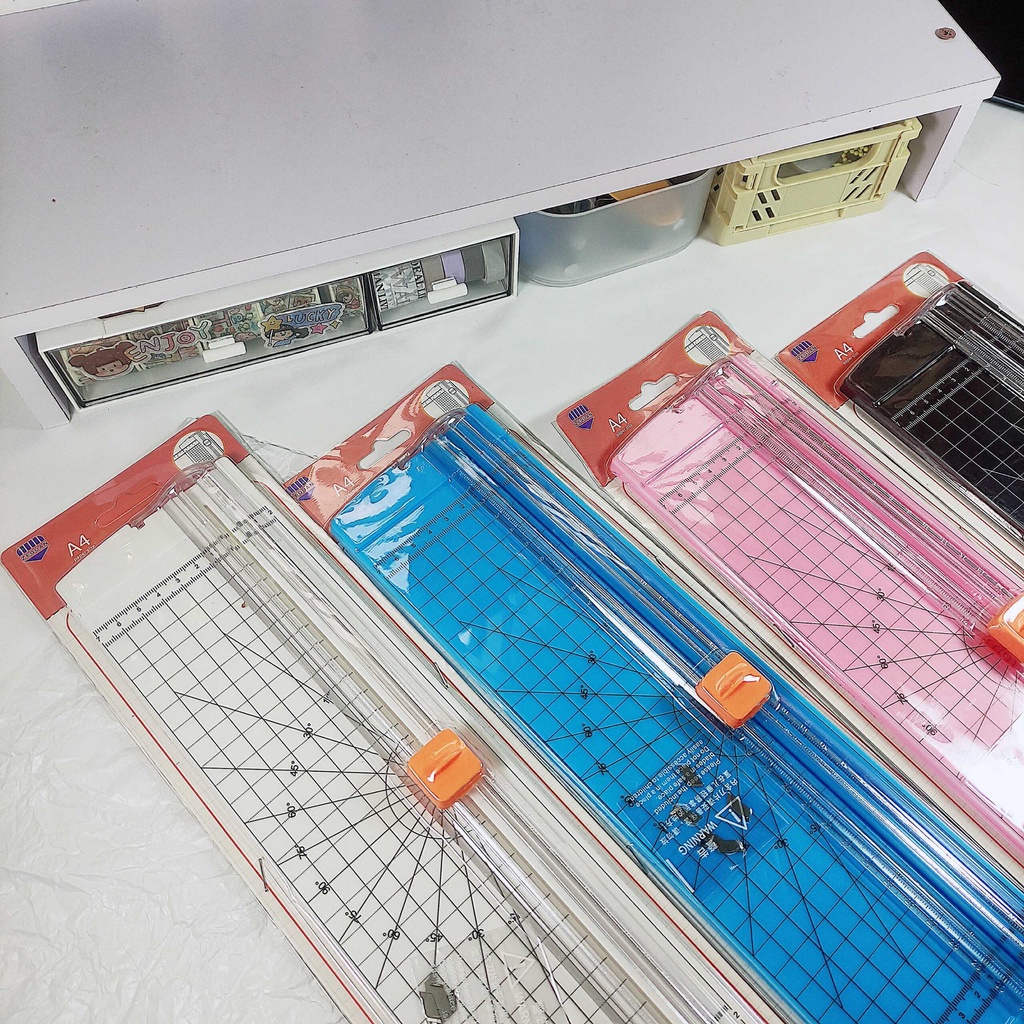 Bàn cắt giấy kích thước A4 A3 tiện lợi Bảng cắt giấy văn phòng tặng thêm 5 lưỡi thay | BDB002