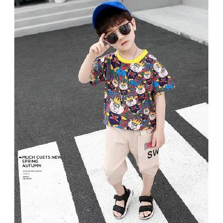 Simple Short Sleeve T-shirts For Boys