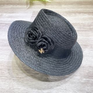 Mũ fedora cói nơ hoa
