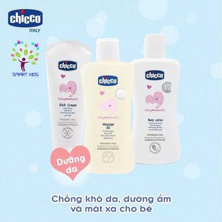 Dầu massage Chicco chiết xuất cám gạo 0M+ 200ml