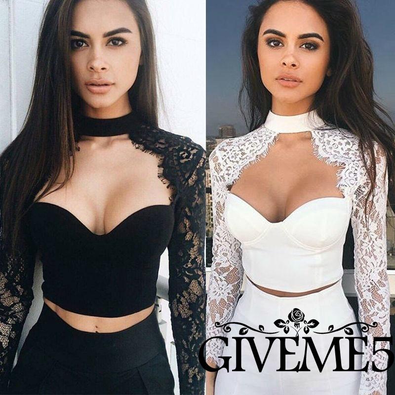 Áo croptop nữ vai trần quyến rũ