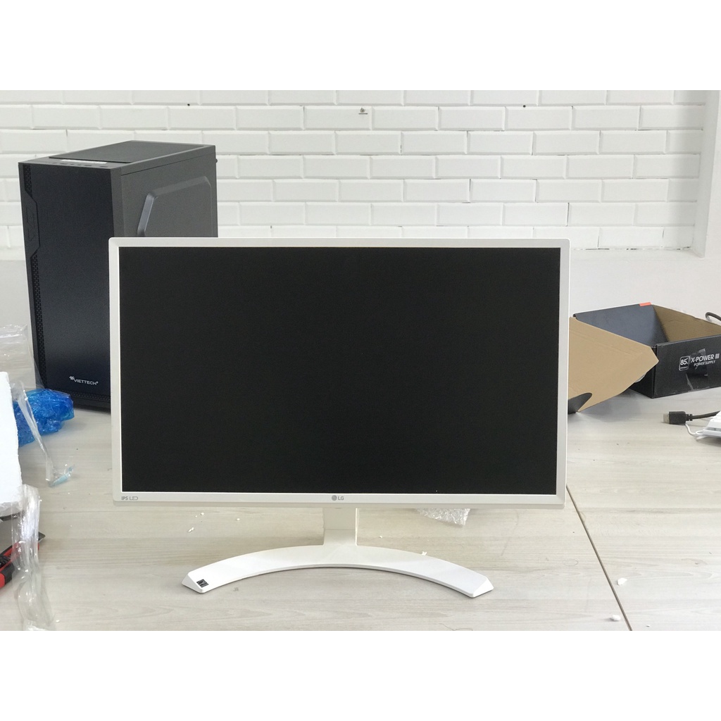Màn Hình Máy Tính LG24MP58 led ips Cũ Đẹp 90 95% Phù Hợp Văn Phòng Chơi Game Màu Đen& Màu Trắng