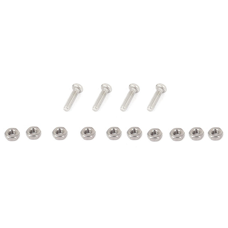 Set 160 Ốc Vít Thép Không Gỉ 304 M2X8Mm Phillips Kèm 100 Bu Lông Lục Giác M2 Din934
