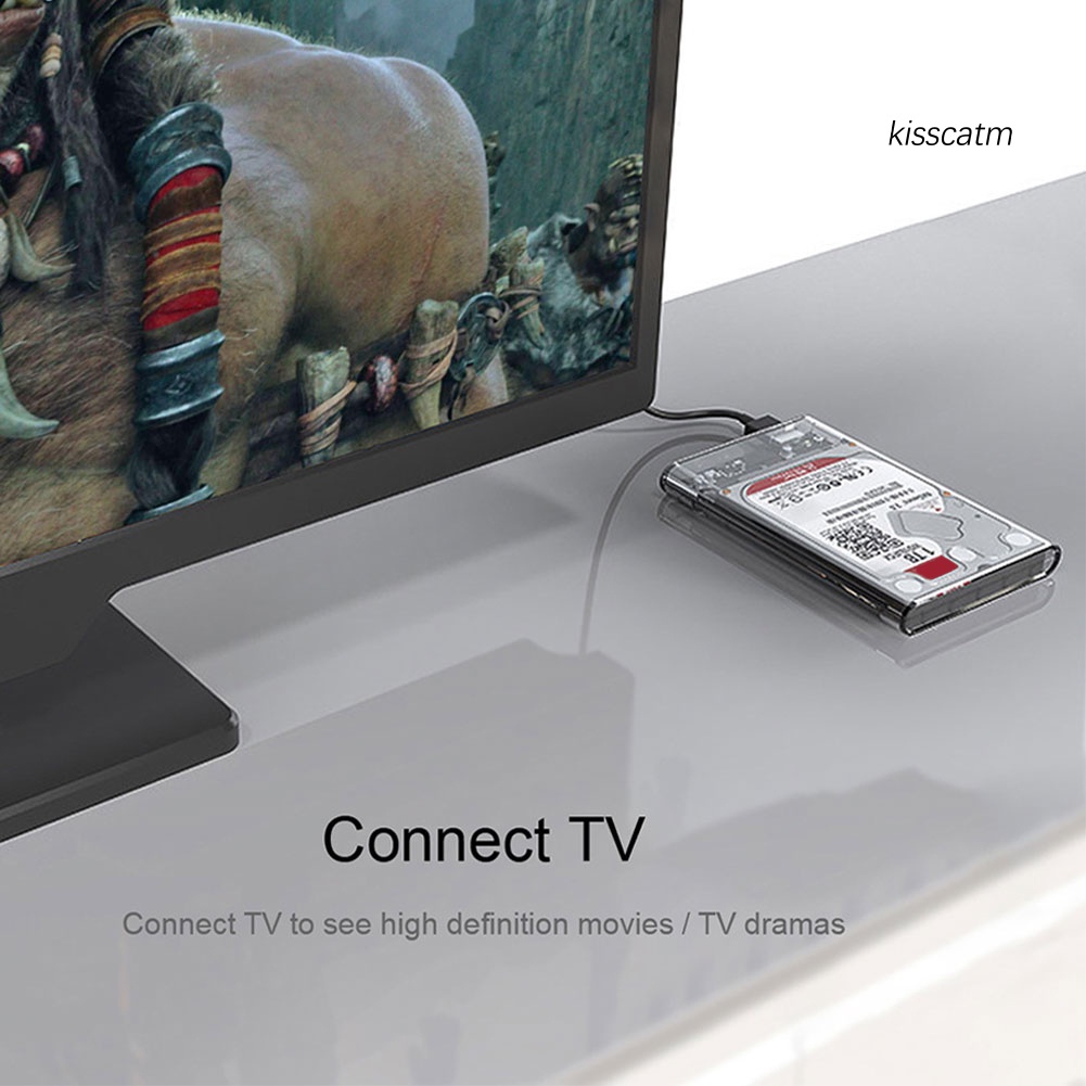 Hộp Đựng Ổ Cứng Trong Suốt Sata3 Sang Usb 3.0 | BigBuy360 - bigbuy360.vn