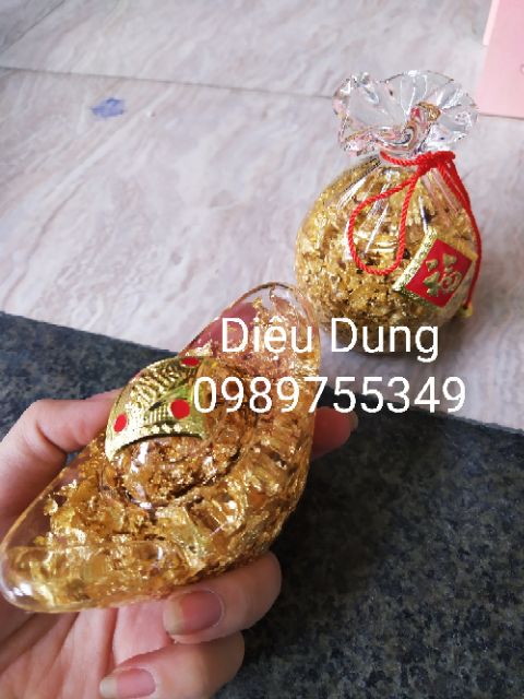 Túi tiền tài lộc - thỏi vàng tài lộc phong thủy có hộp đựng sịn sò | BigBuy360 - bigbuy360.vn