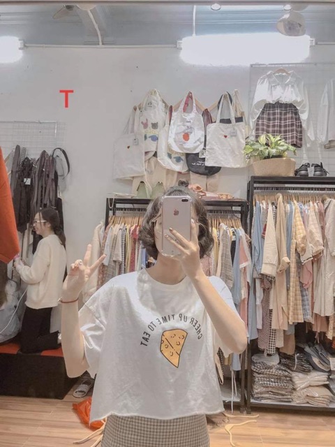 [FREESHIP 30K ĐƠN TỪ 50K] Áo croptop bánh Cheer ngắn tay DTR0220 1