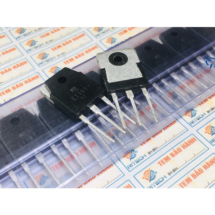 Combo 2 con ET191, ET 191 Transistor NPN 12A 600V TO-3P