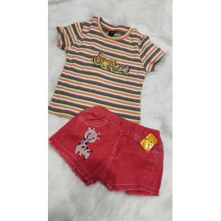 Bộ thun cotton 4 chiều cho bé gái size nhí