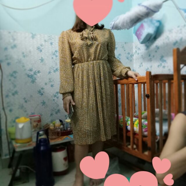 Đầm tiểu thư cổ sơ mi vita