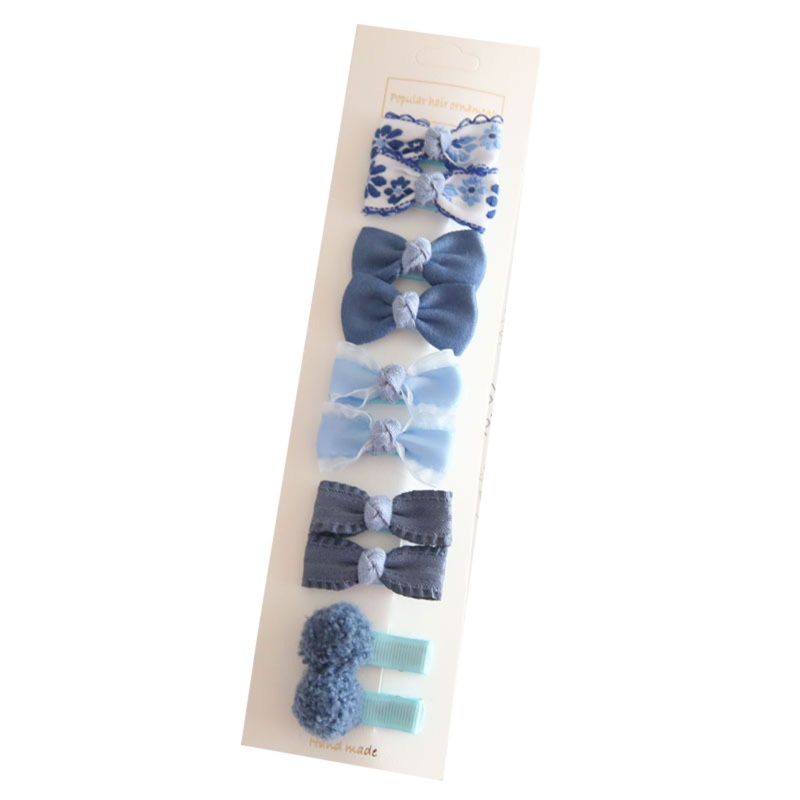 Kẹp Tóc Nơ Trang Trí Bên Hông Cho Bé Gái