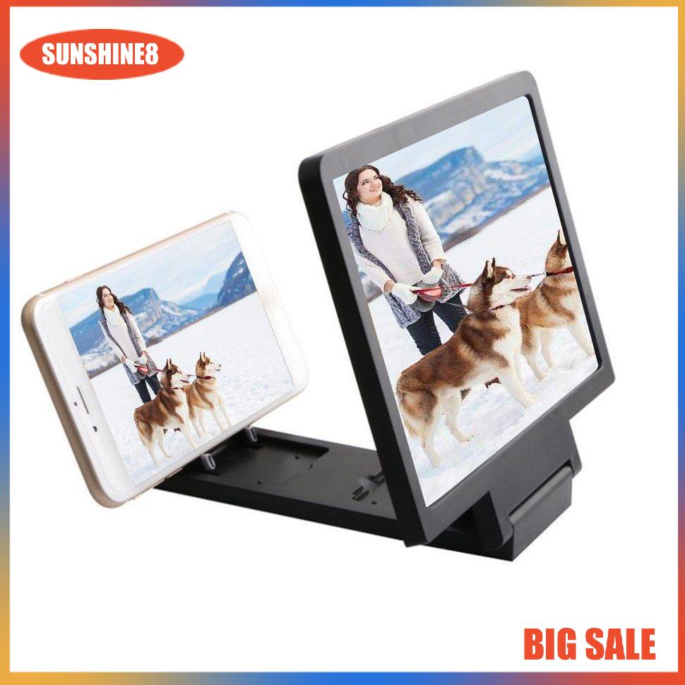 【SUN】❇️Fast shipping❇️Màn hình phóng to di động 3D Di động Bộ khuếch đại điện thoại di động Giá đỡ kính lúp