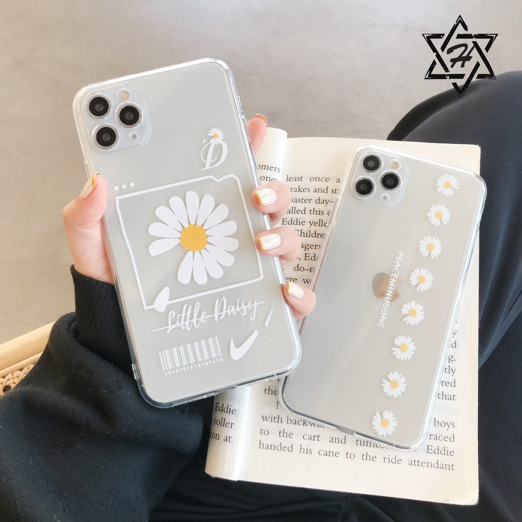 Ốp Điện Thoại Trong Suốt Chống Rơi Họa Tiết Hoa Cúc Cho Iphone 11 Pro Max Xs Max Xr | BigBuy360 - bigbuy360.vn
