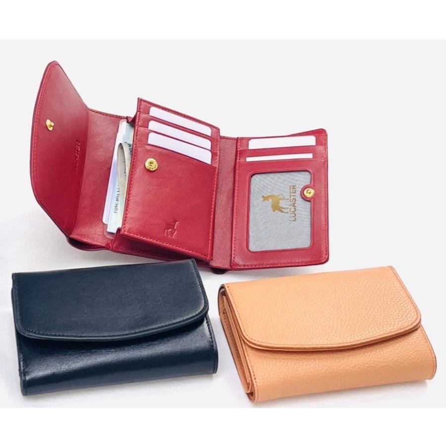 Ví nữ, ví ba gấp Roses nắp cong da nhập khẩu - thời trang OLUX - sản phẩm full box