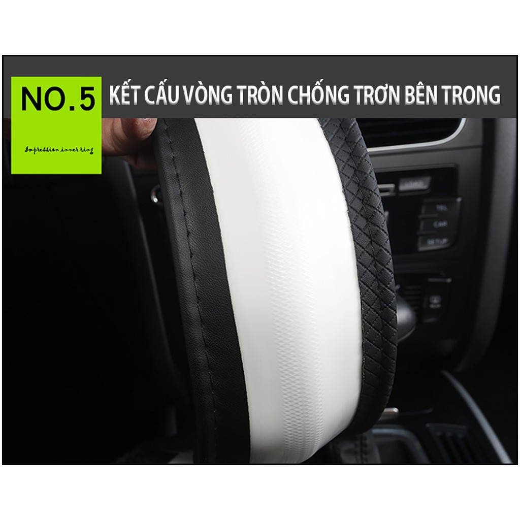 Bao Da Bọc Vô Lăng Ô Tô Cho Xe 4-7 Chỗ, Xe Bán Tải