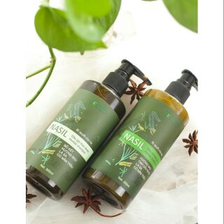 Combo gội +xả thảo dược nasil