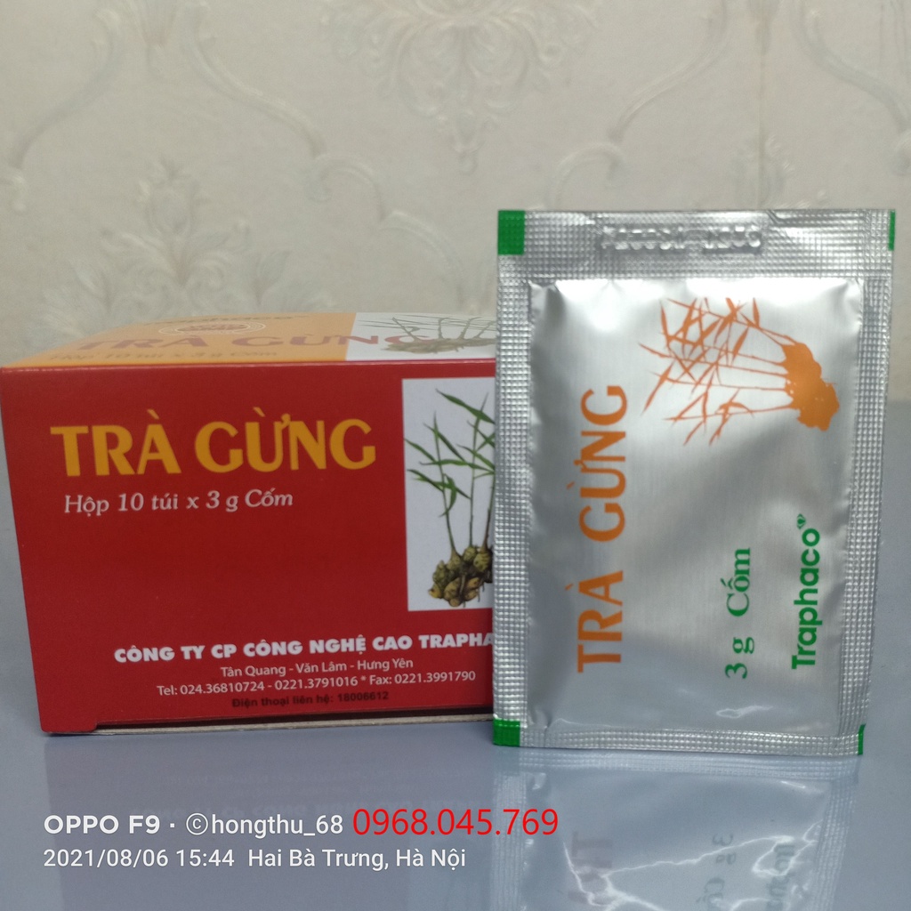 TRÀ GỪNG Traphaco hộp 10 gói