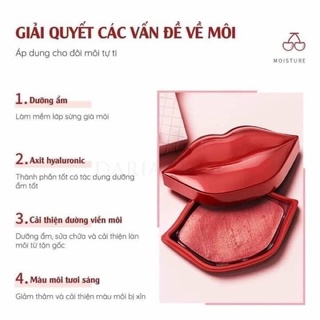 Nạ môi hoa hồng
