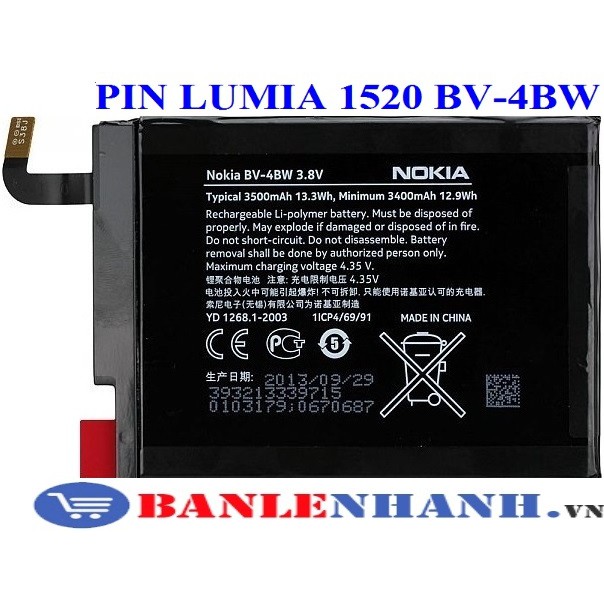 PIN NOKIA LUMIA BV-4BW