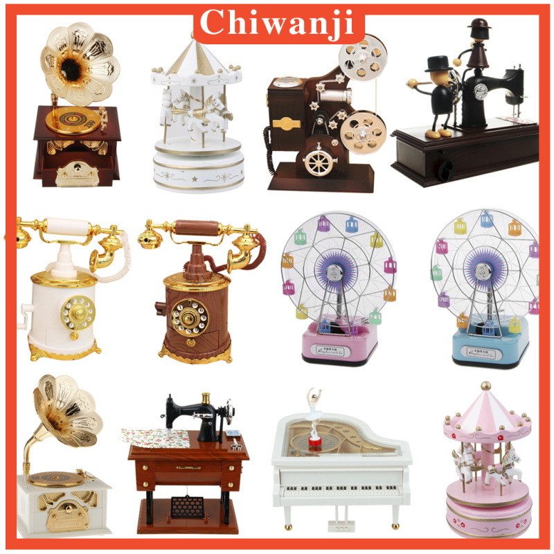 Hộp nhạc mini kiểu dáng cổ điển độc đáo thời trang