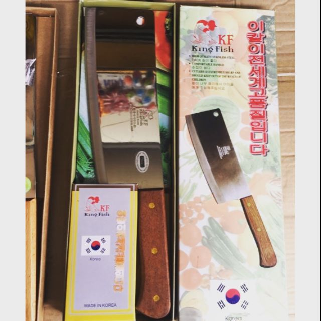 DAO CHẶT XƯƠNG CÁN GỖ KING FISH HÀN QUỐC