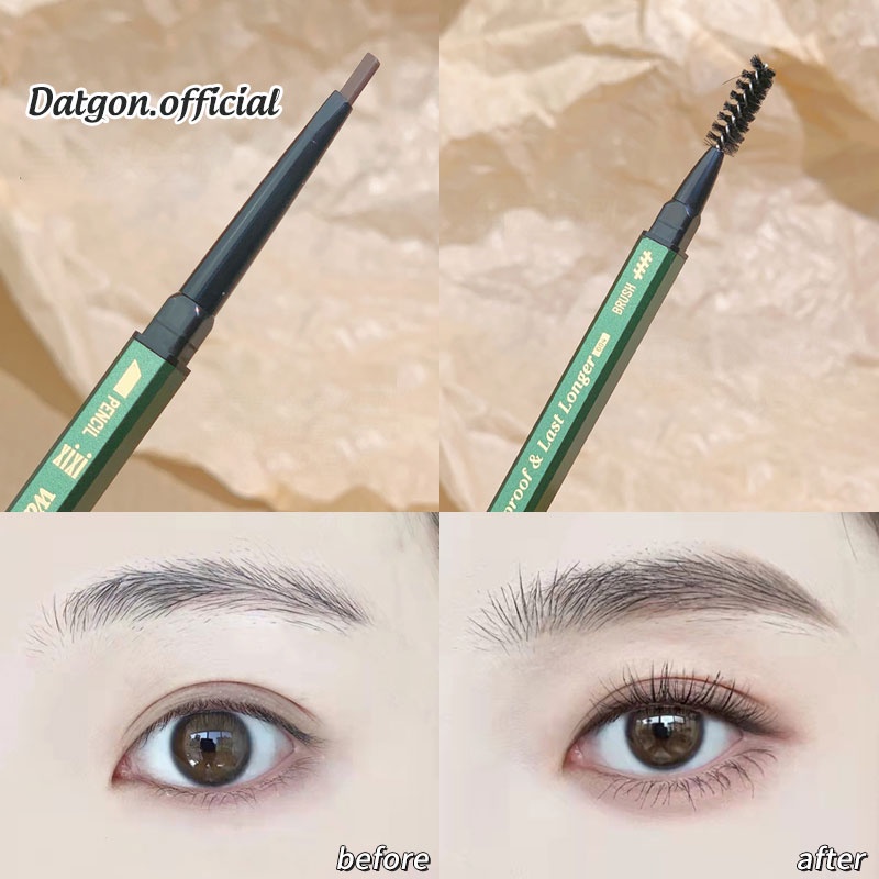 Chì Kẻ Mày 2 Đầu XiXi Chính Hãng Bền Màu Lâu Trôi Chống Nước D394