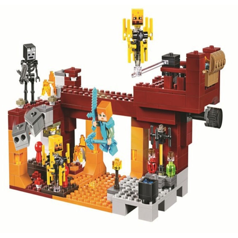 Ofs ba / tương thích với / minecraft / the blaze bridge / 21154/11362 / building block / toy eq1