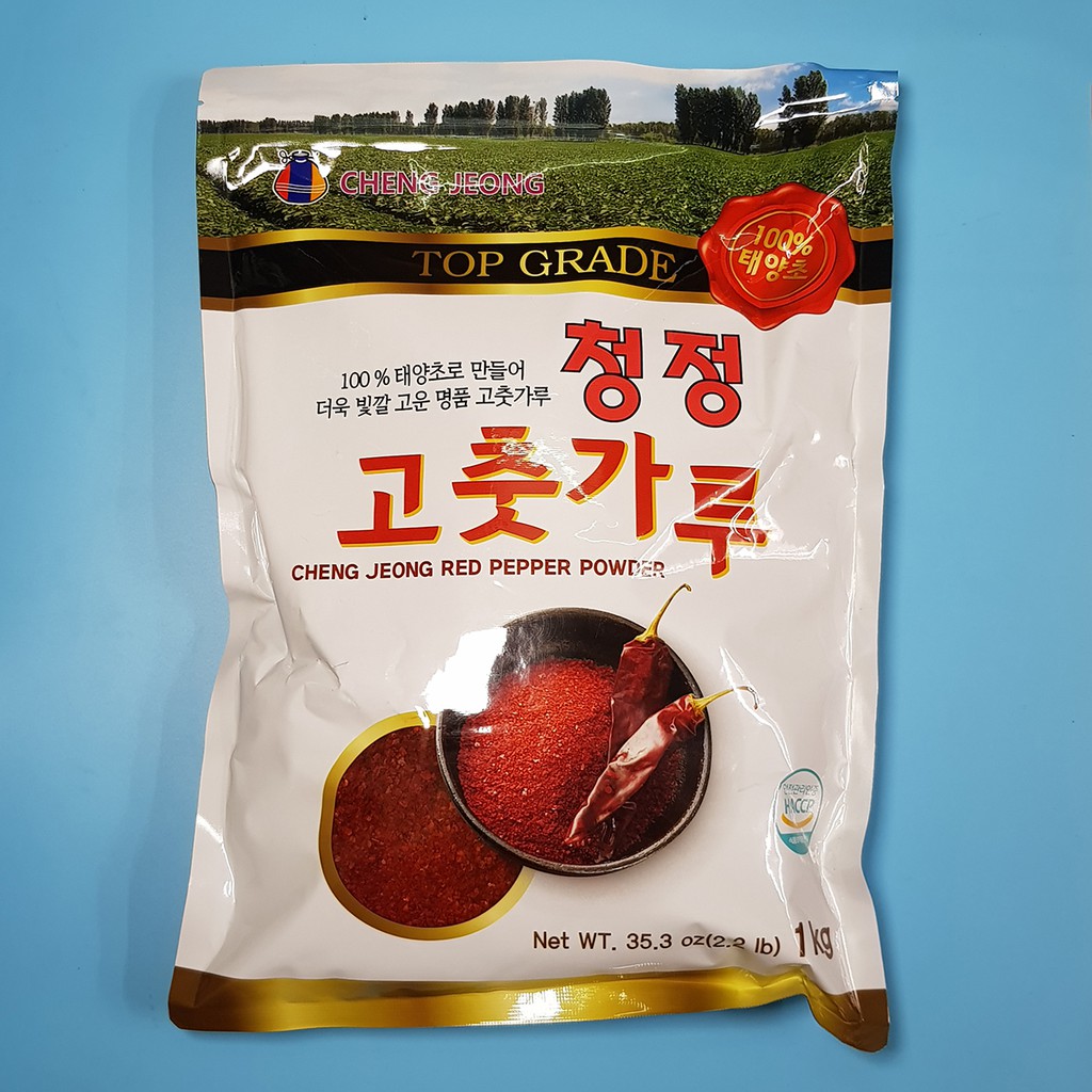 500G ỚT BỘT MỊN HÀN QUỐC LOẠI NGON NONG WOO (Ớt Mịn, Túi Zip) - NHÃN MỚI