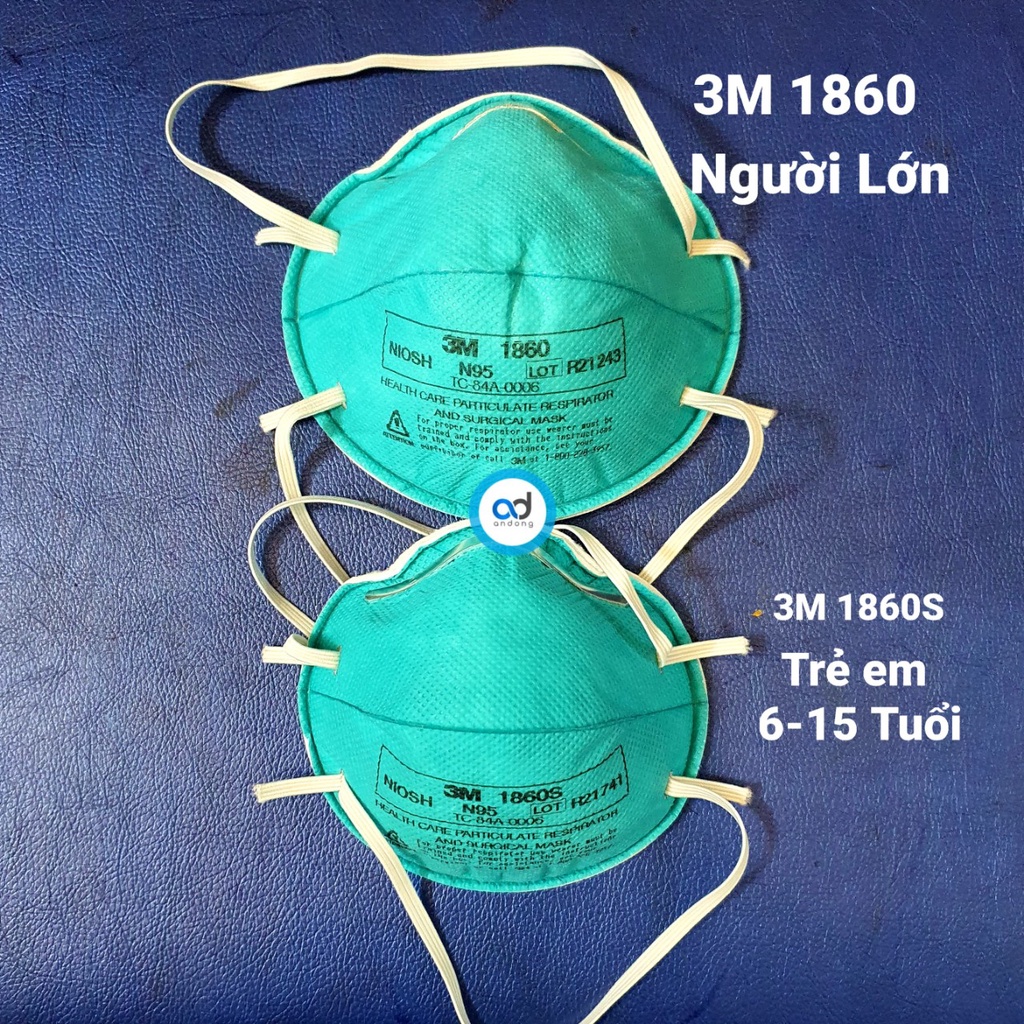 1 Chiếc Khẩu trang Trẻ em 3M 1860S N95