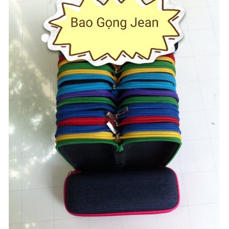 (giá sỉ) combo 20 hộp đựng kính cận vải jean