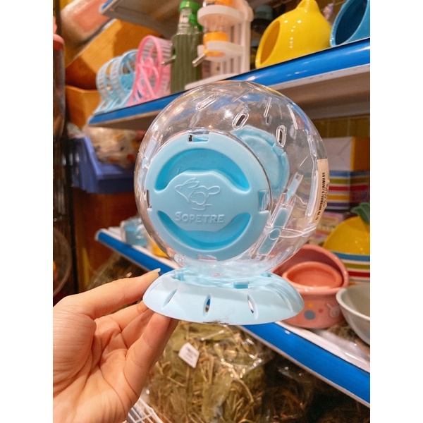 banh chạy mika không đế size trung - lớn - big size  cho hamster robo-camp-ww-bear - nhím