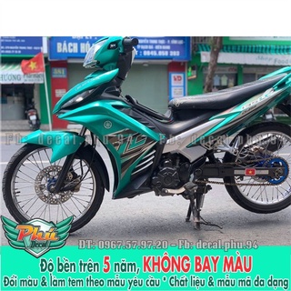 Tem rời exciter 135 lc xanh lục bảo -1