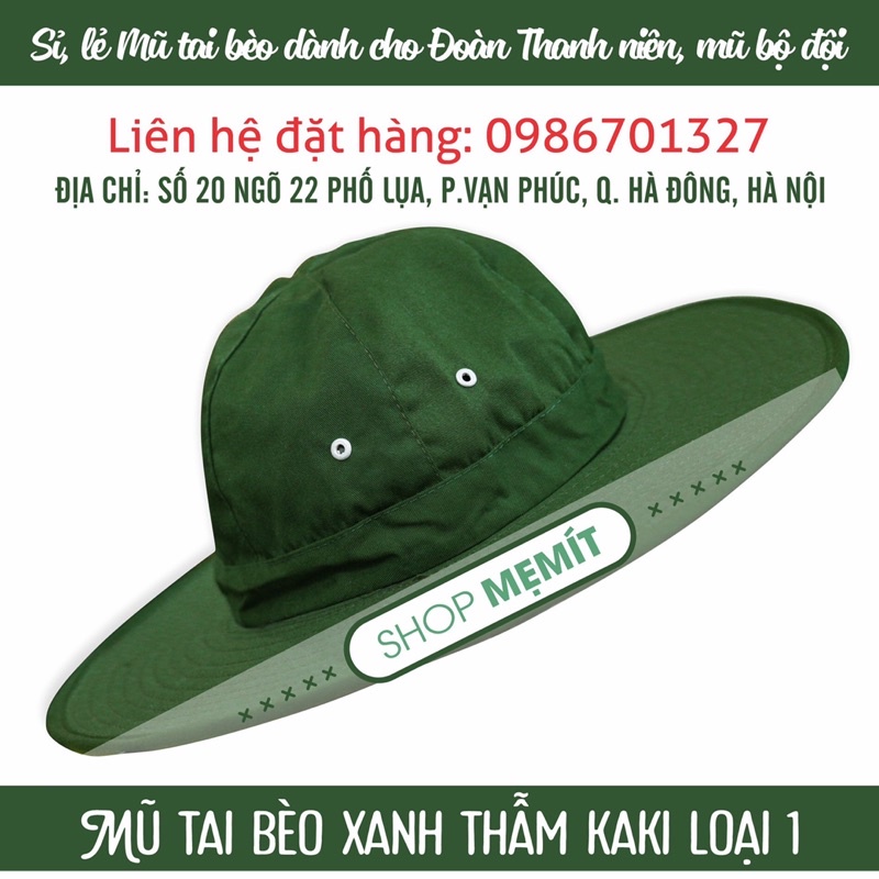 Combo áo Thun Đoàn Thanh Niên logo thêu vải lacos hàng đẹp và mũ tai bèo đội ngày nắng