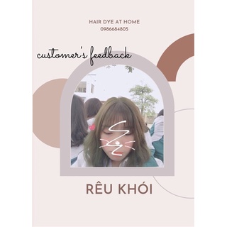 THUỐC NHUỘM TÓC- RÊU KHÓI kèm trợ tóc
