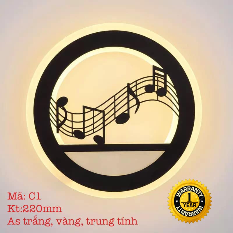 Đèn ngủ treo tường ánh sáng đổi màu, nhiều mẫu mã, trang trí nhà hàng, khách sạn, cafe, quán trà, homestay