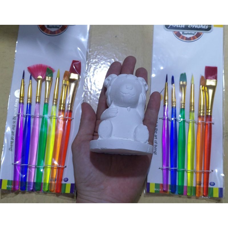 Tượng thạch cao tô màu cho bé 6-10cm