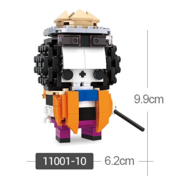 Đồ Chơi Lắp ghép Lego One Piece Nhân Vật Luffy Zoro Sanji Ace Sabo Brook