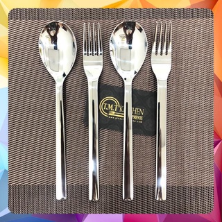 Combo 4 muỗng nĩa ăn Đức WMF Cromargan Lyric Besteck- Inox 304 cao cấp