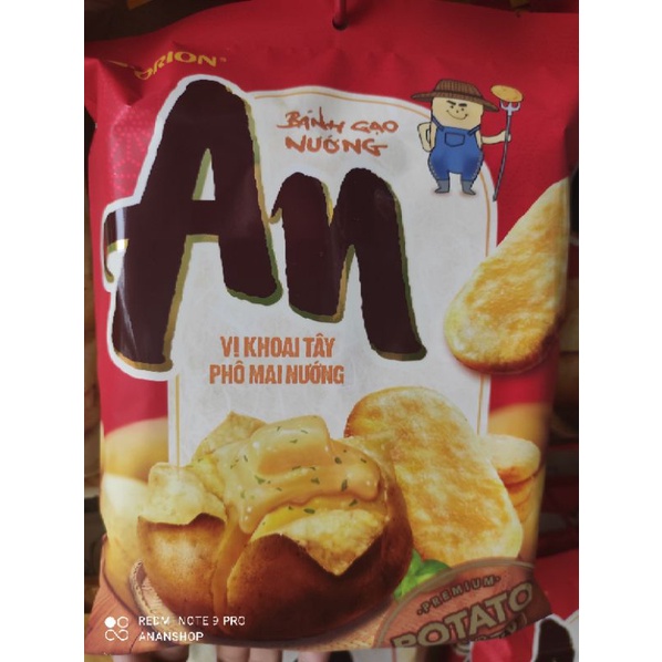 Bánh gạo An vị khoai tây phô mai nướng gói 100,8g